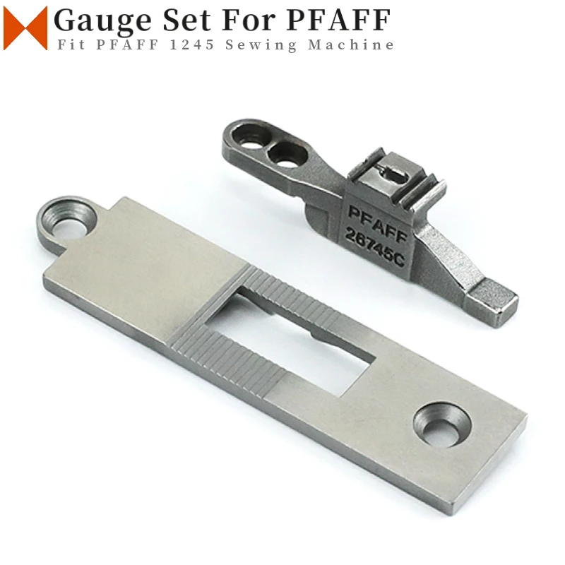 91-048922-04 91-026745-04 Gauge Set For PFAFF 145, 335, 545, 1245, 1445  Walking Foot Sewing Machine Needle Plate Feed Dog