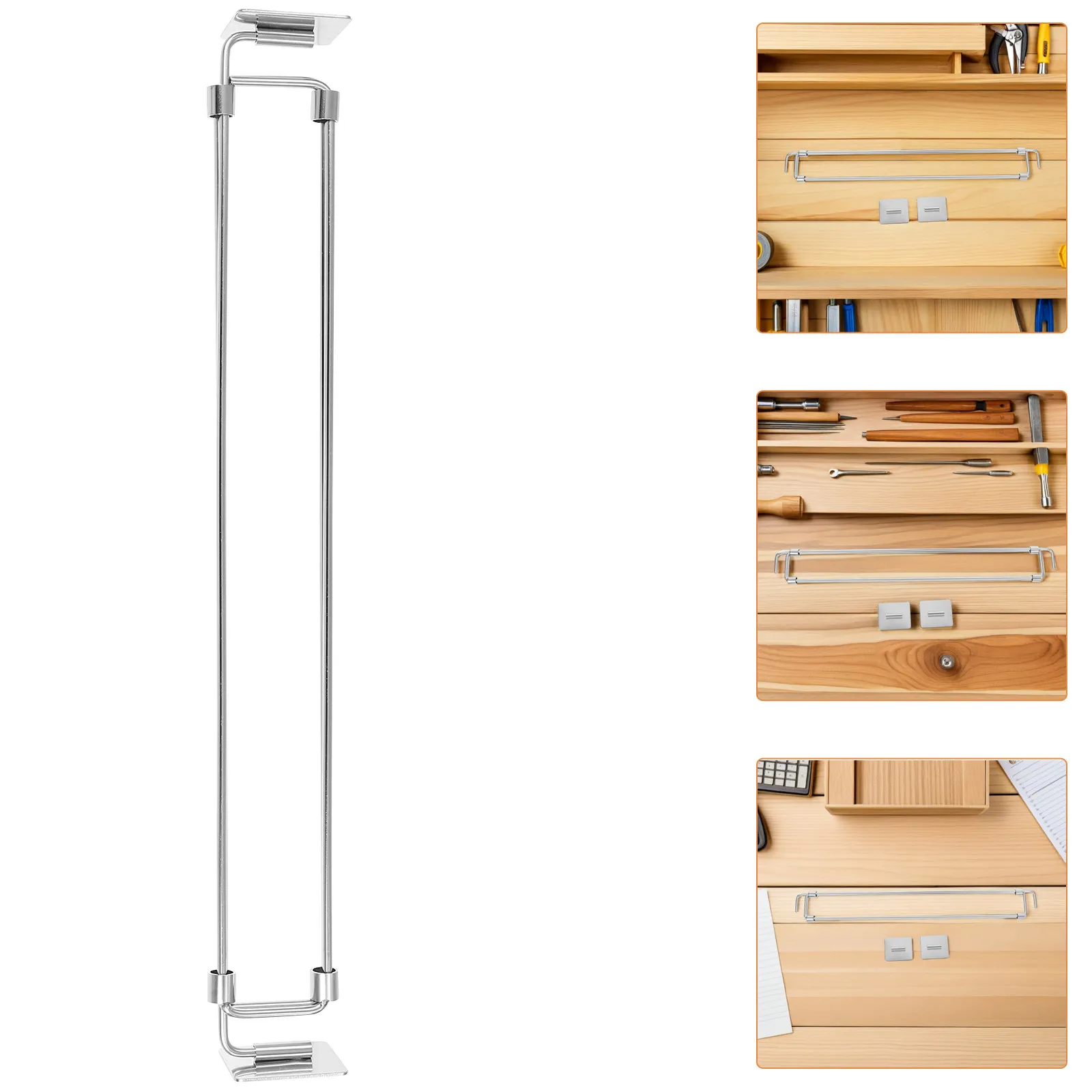 Rv Refrigerator Tension Rod Adjustable Extended Stainless Steel Fridge Bars for Rv Camper Trailer Interior Support and Stability