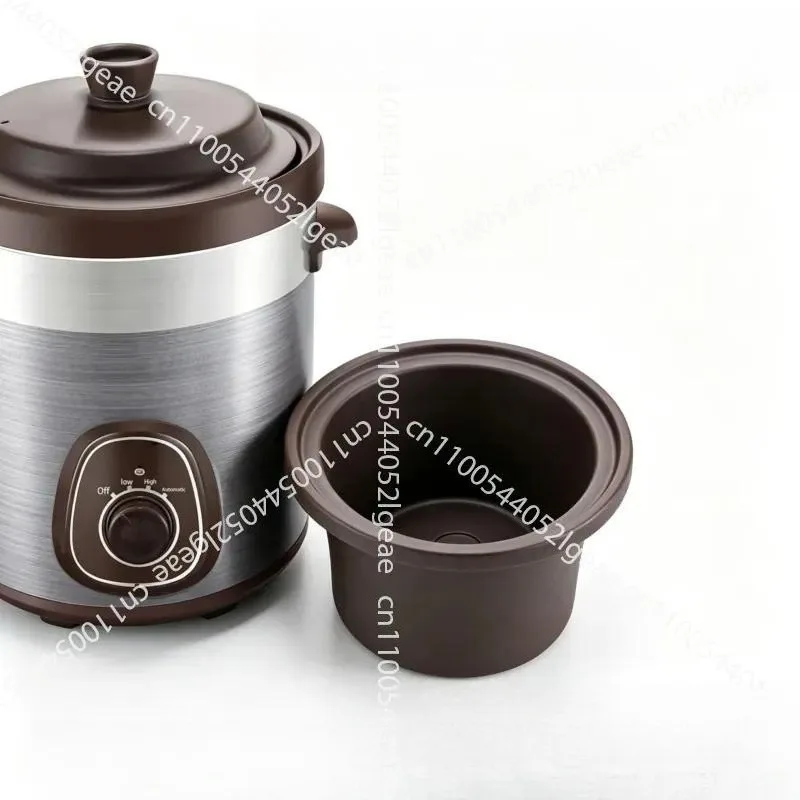 Household Uncoated Ceramic Electric Stew Pot, Soup and Porridge Dual-purpose Multi-functional Stew Pot