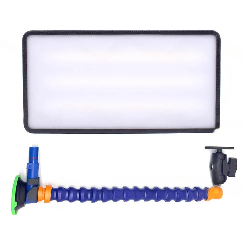 New 3 Stripes 6 Color Detection Pdr Lamp With 3 Inch Suction Cup Support For Car Dent Repair Tool