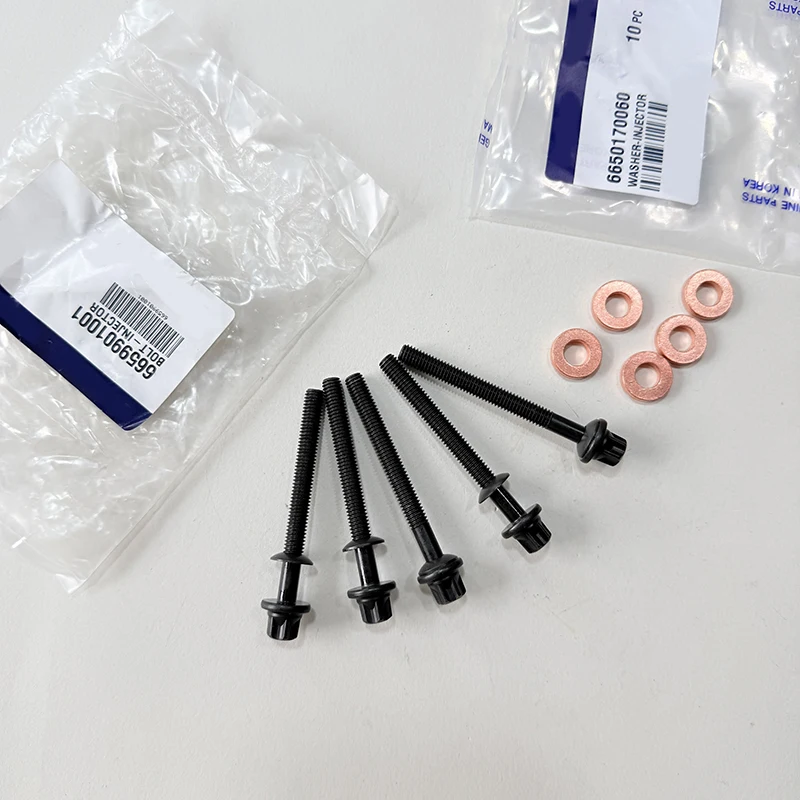 New Genuine Injector Bolts OEM 6659901001 for Ssangyong Rexton Actyon Kyron Korando C 6650170060