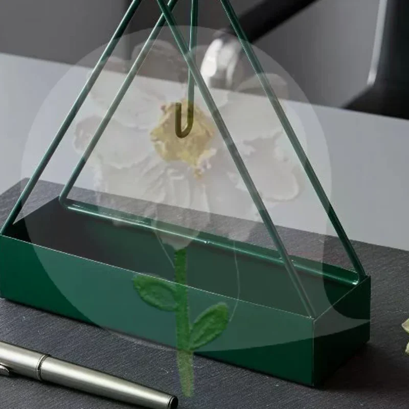 Leak-Proof Ash Black Iron Mosquito Coil Holder Triangular Frame for Home Patio Outdoor Camping