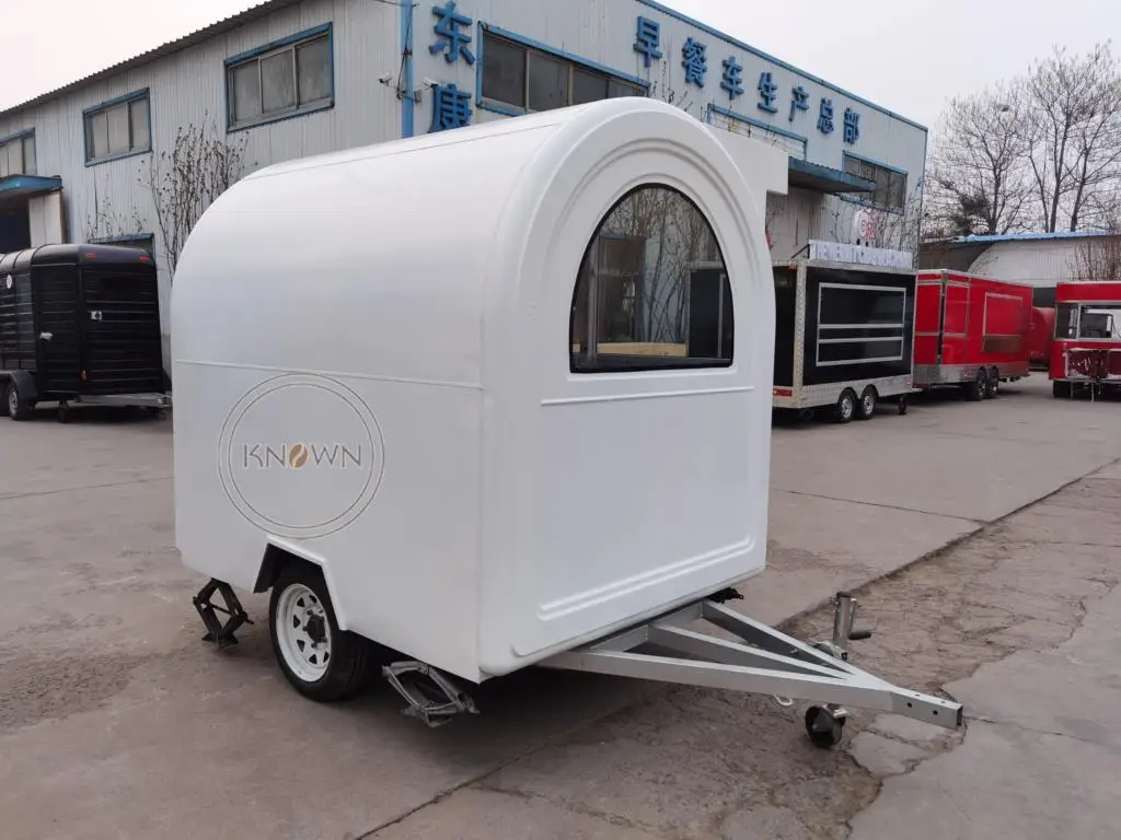 

Outdoor Concession Food Trailer Fast Food Kiosk Coffee Carts Food Vending Car Street Snack Cars with CE and DOT