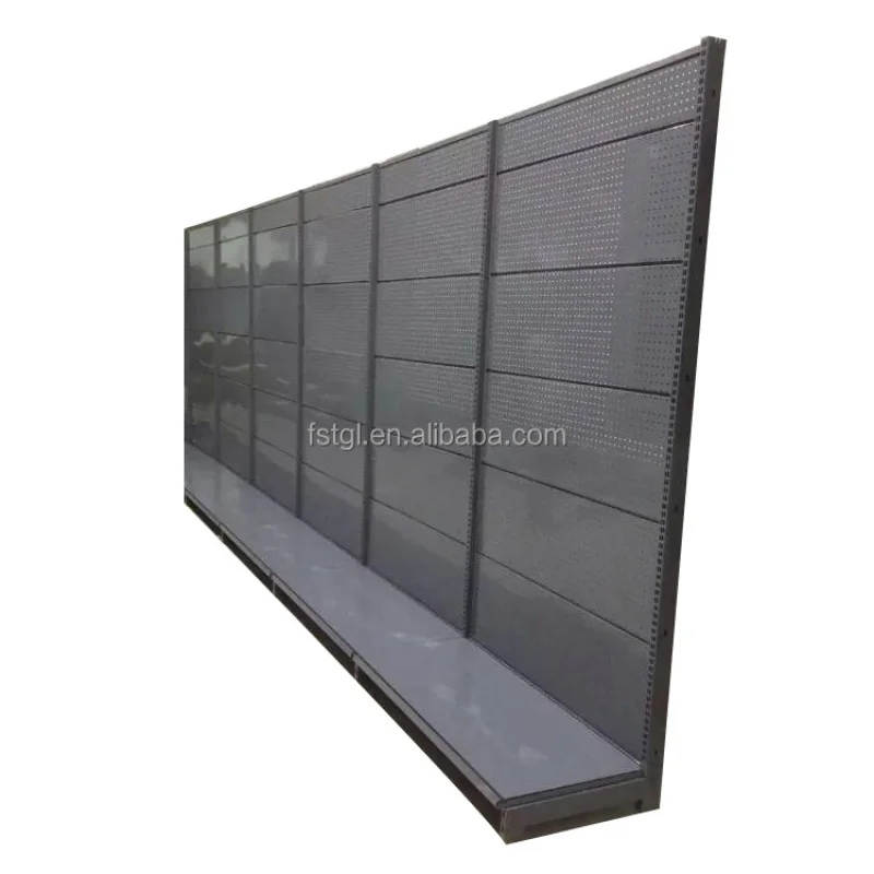 

(customized)High Quality multi layer shop racks and shelves Perforated Hole Back Panel Cold Rolled Steel Wall Shelf Superma