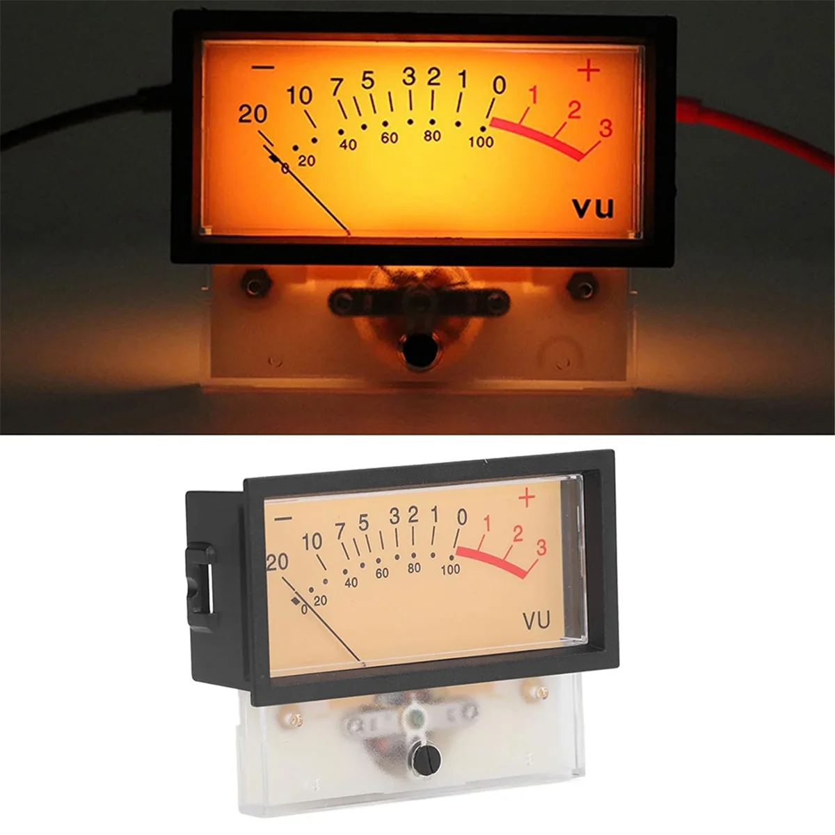 A79G VU Meter Skull Tube Amplifier High Performance VU Level Meter for Table Power Discharge Flat, Ideal for DIY