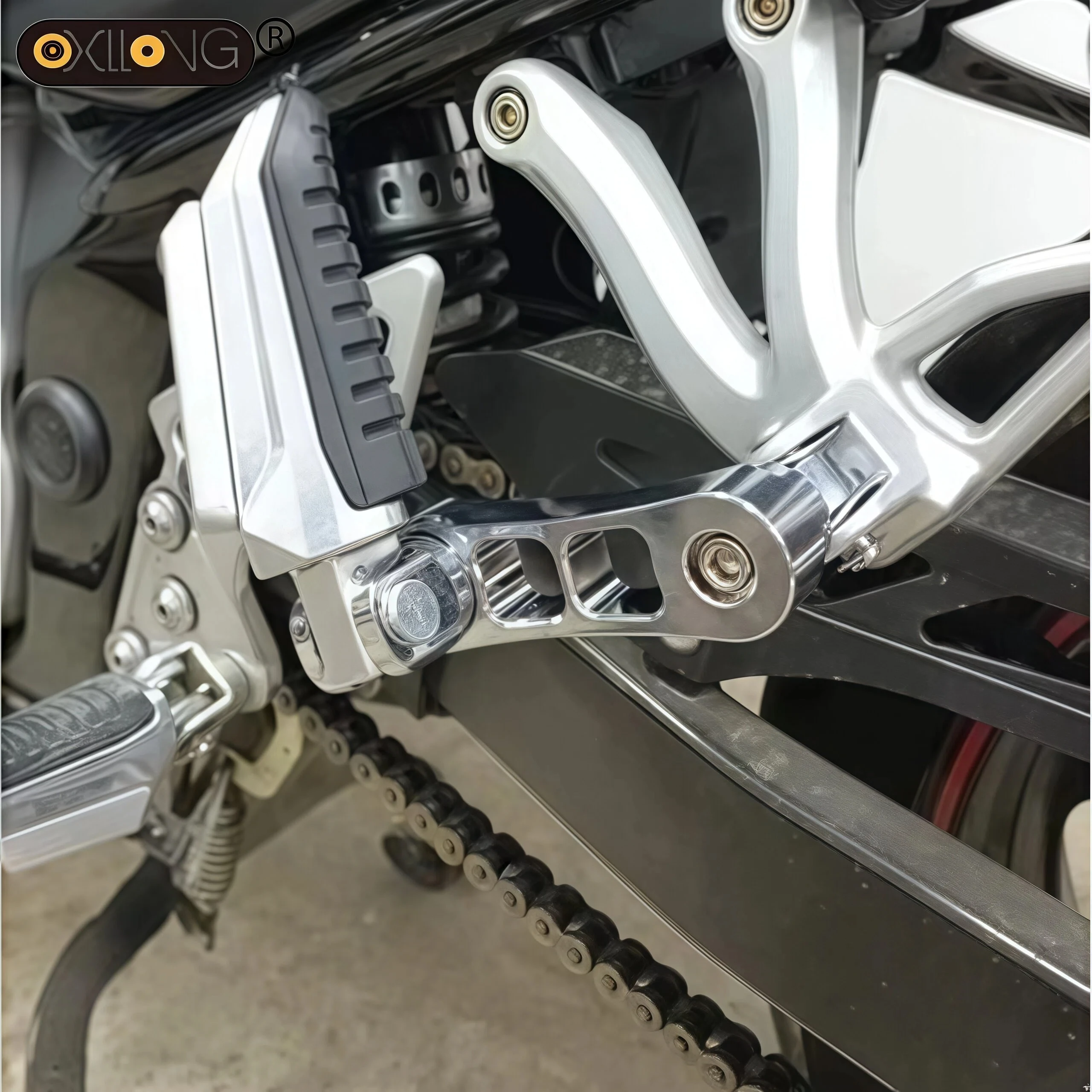 

Universal Motorcycle Adjustable Passenger Footpegs Mount Kit Highway Pegs Male Mount Foot Peg Clamp Support Extensions Bracket