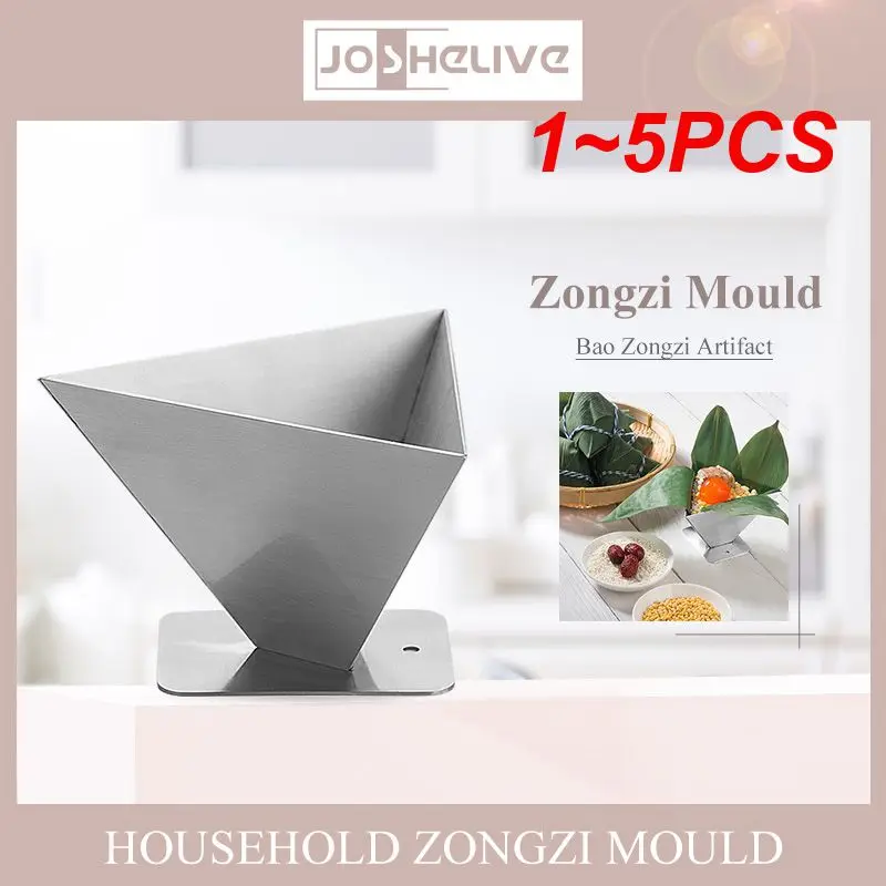 1~5PCS Zongzi Mould Stainless Steel Rice Ball Dumpling Tools Kitchen Accessories Baking Gadgets