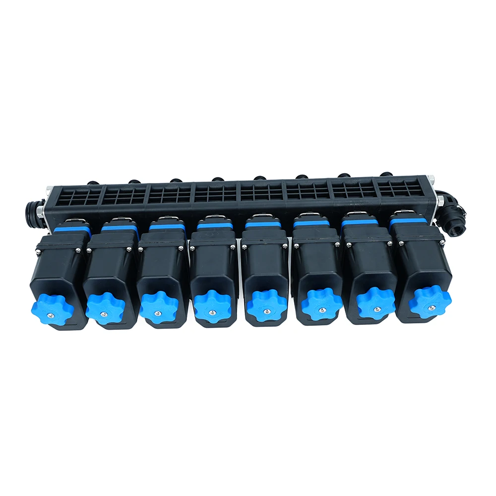 Complete 8-Way Valve Spray Control System Set with Controller Main Wire Antenna Bracket Agricultural Industrial Spray Control