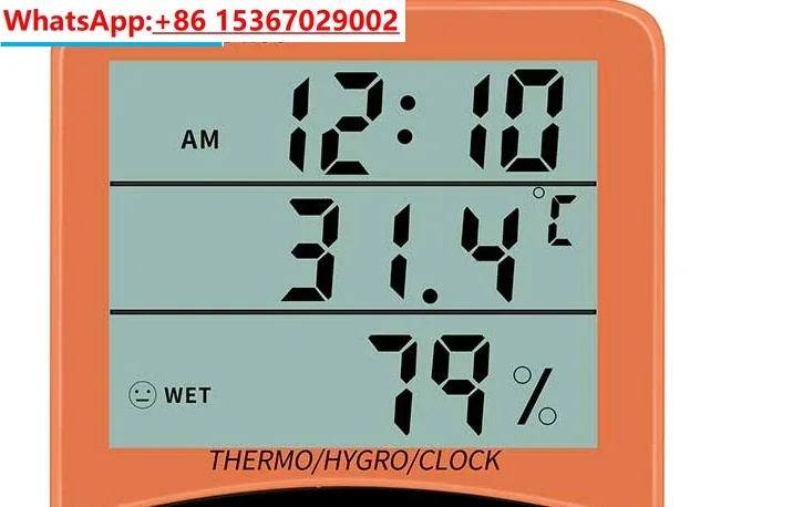 Home high-precision VC330 digital display electronic indoor temperature and humidity meter with probe VC230A