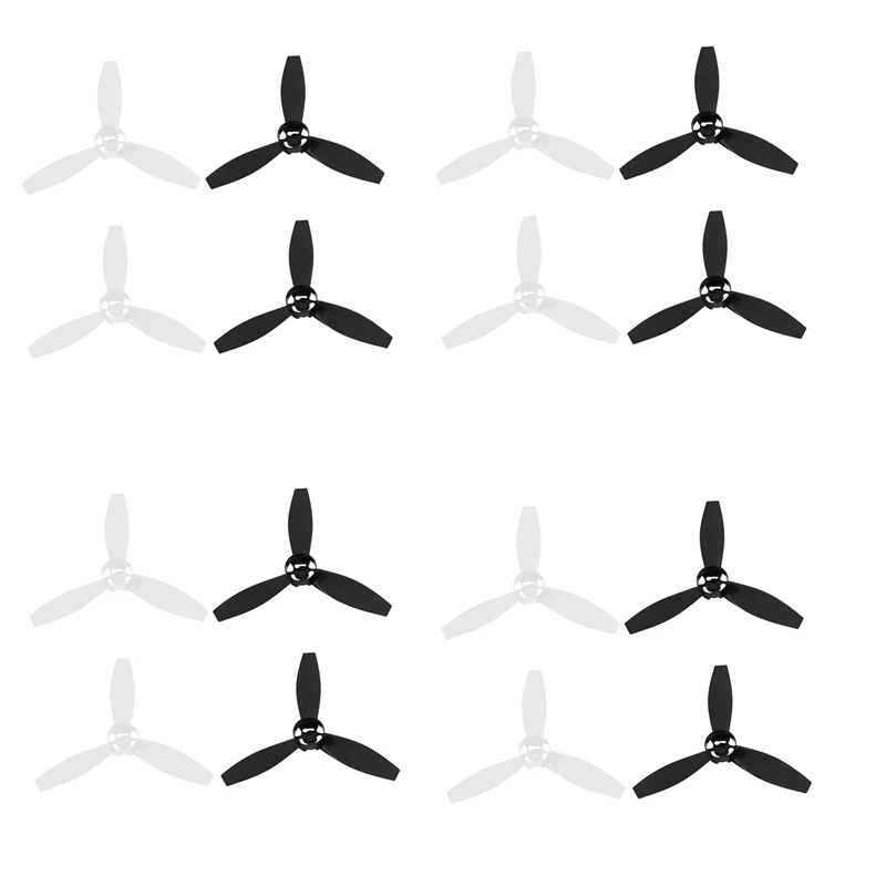 16 Propellers Props Replacement Parts Blades For Parrot Bebop 2 Drone Black White