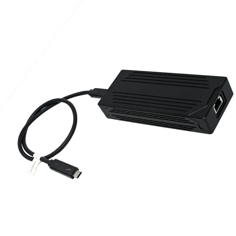 For Thunderbolt 3 10G Network Adapter RJ45 Single Port 10GBASE-T Ethernet For Windows 10/Win11, For Mac OS, Linux