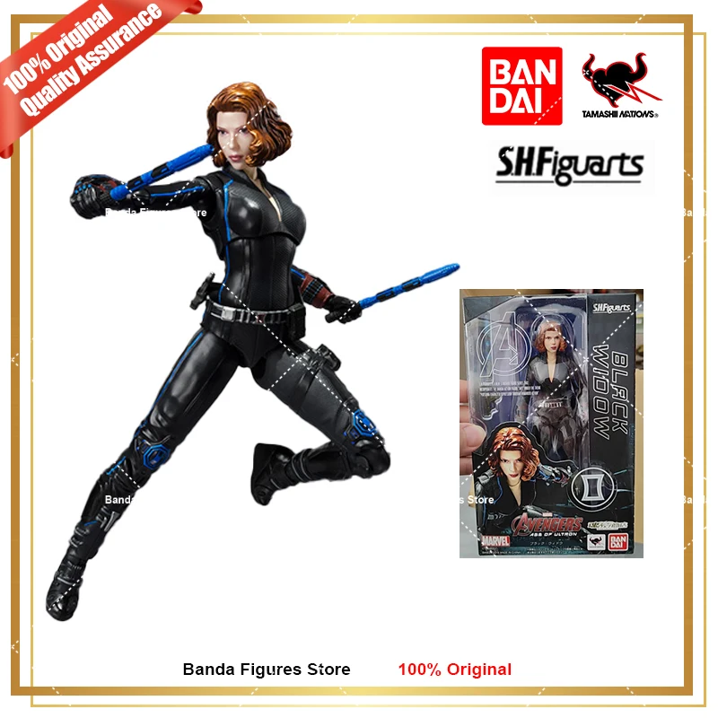Оригинальный Bandai S.H.Figuarts Shf Black Widow the Avengers Age of Ultron, в наличии, коллекция аниме, фигурки, модель игрушки