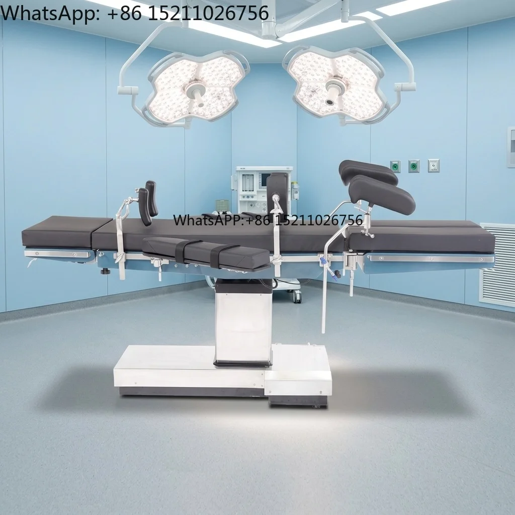 Electric Hydraulic X-ray Compatible 304 Stainless Steel Operating Bed - Surgery Table for OT Room