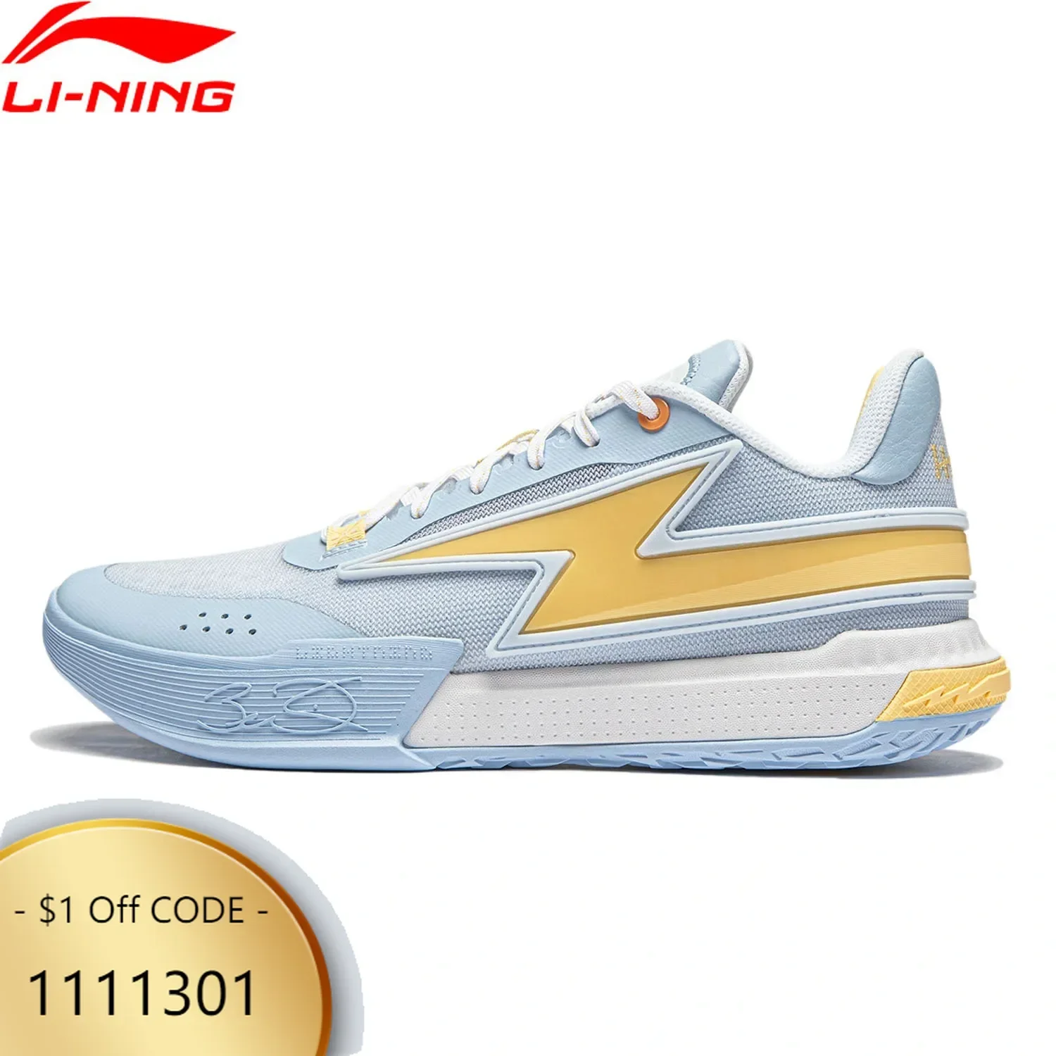 Баскетбольная обувь Li-Ning для мужчин поколения Z на площадке, дышащая прочная подкладка с подушкой, основа для вспышки, искусственная кожа, 027