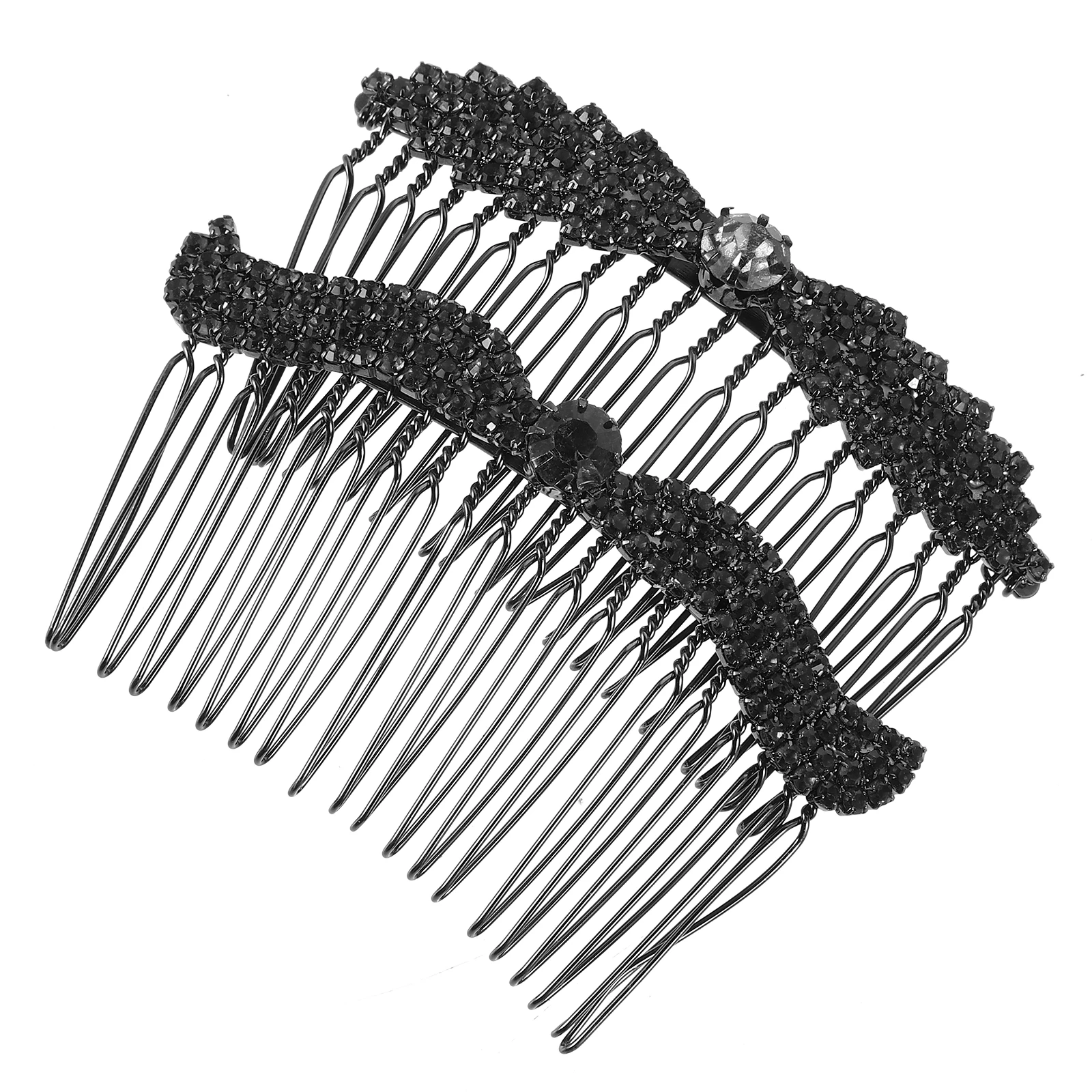 

2pcs Elegant Wedding Comb Rhinestone Bridal Hair Accessories Lightweight Sparkle Crystal Hairpiece for Women Bride Wedding Day