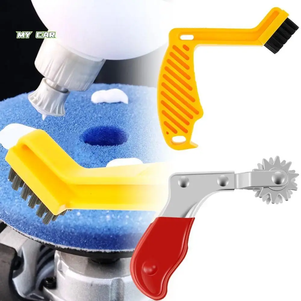 

L-образная полировальная подушечка, инструмент для очистки, инструмент для очистки остатков воска, прочный инструмент для полировки из полипропилена, автомобильные аксессуары