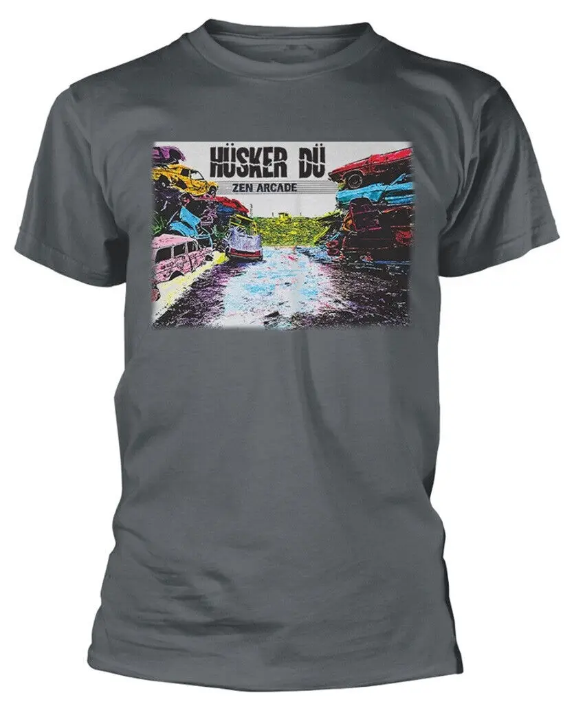 Husker Du Zen Arcade Grey T Shirt New Official