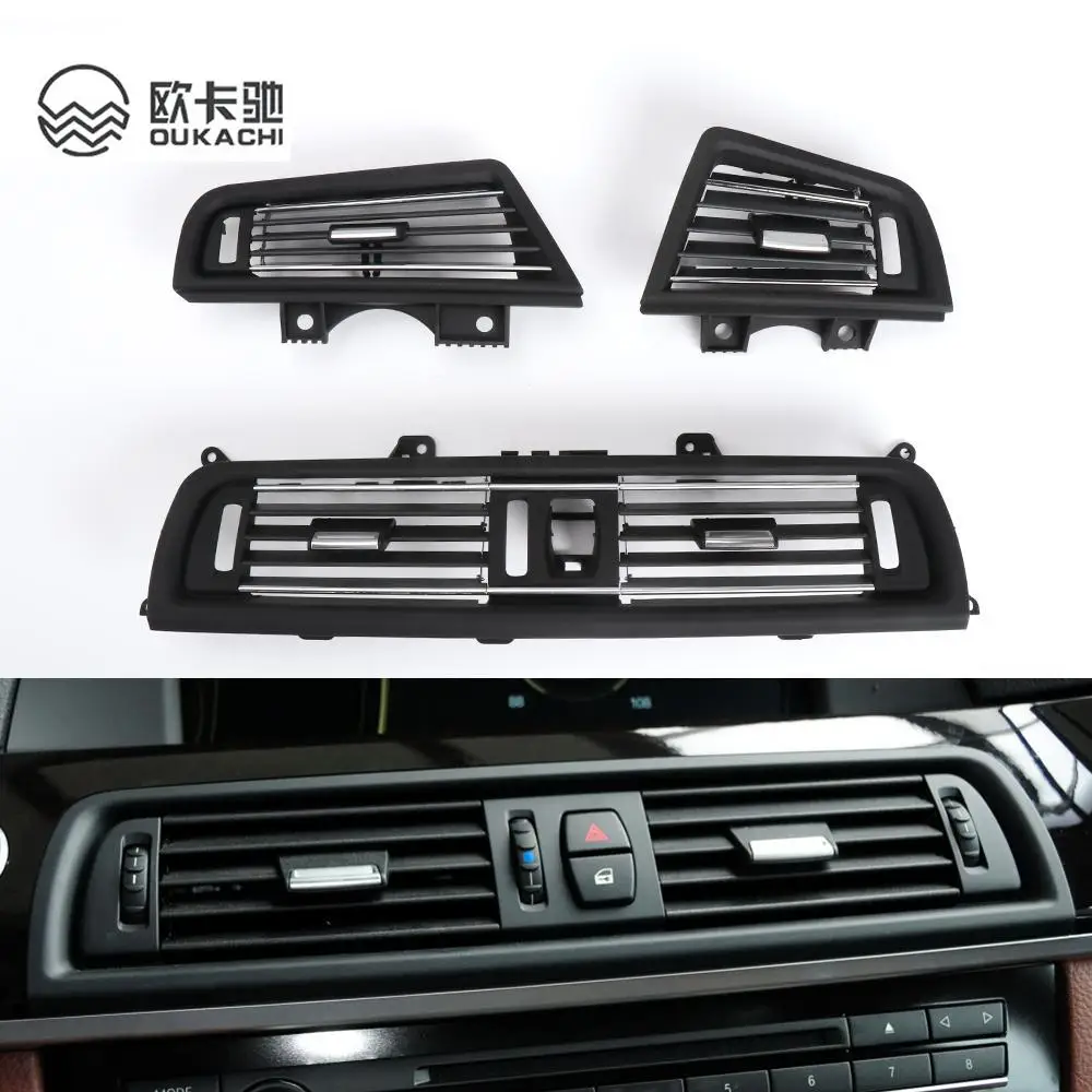 Right Hand Driver Center Console Fresh Air Conditioning AC Vent Grille Outlet With Chrome For BMW F10 F11 5 Series 64229166888