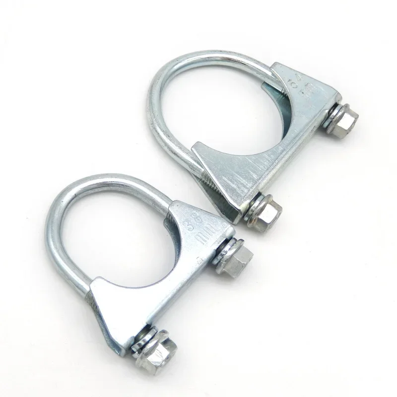 Exhaust Pipe Strength Pipe Stuck Pipe Clamp Fixed Throat Hoop Clamp Under Collar Band U Tube Hoop 25-80mm