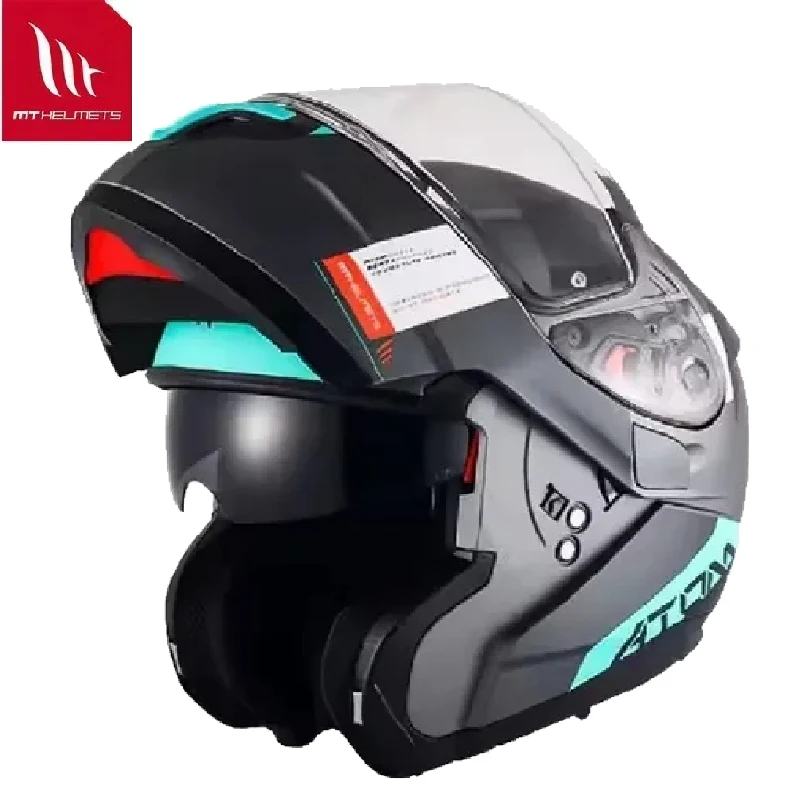 

MT ATOM SV откидной мотоциклетный шлем ECE DOT Сертификация Dual Len Внедорожный шлем Cascos para motos Capacetes Casco moto