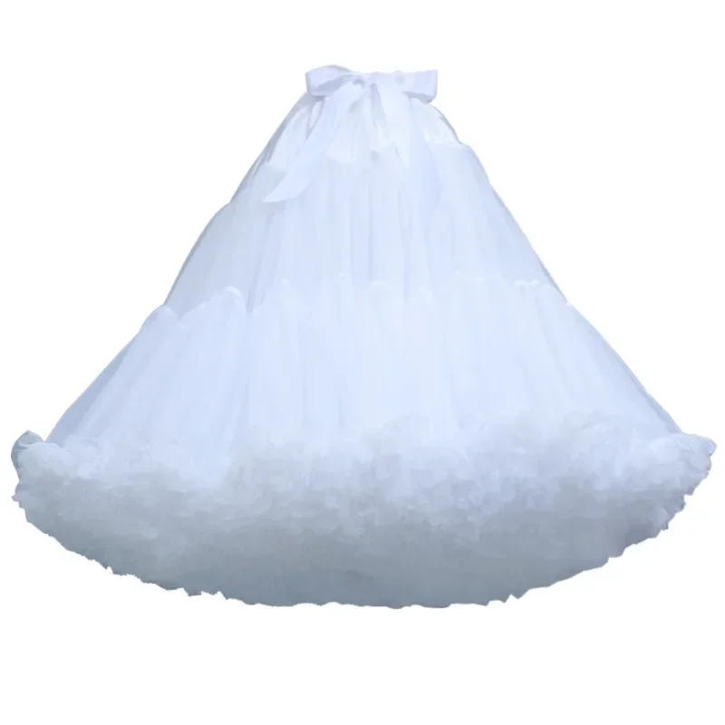 

New Short Tulle Petticoat Dress Girls Skirt Tutu Lolita Faldas Cupcake 55CM