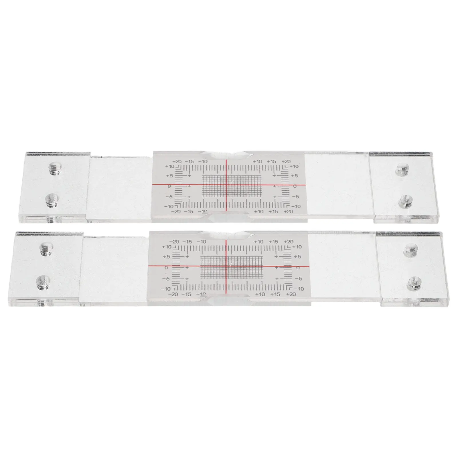 

Набор из 2 высокоточных акриловых измерителей ширин трещин для бетонных оснований, мостов и домашнего контроля