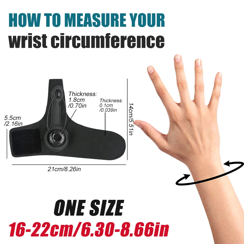 Adjustable Wrist Support Brace for Carpal Tunnel Relief Night Support,Breathable Wrist Compression Wrap for Arthritis, 1Pc