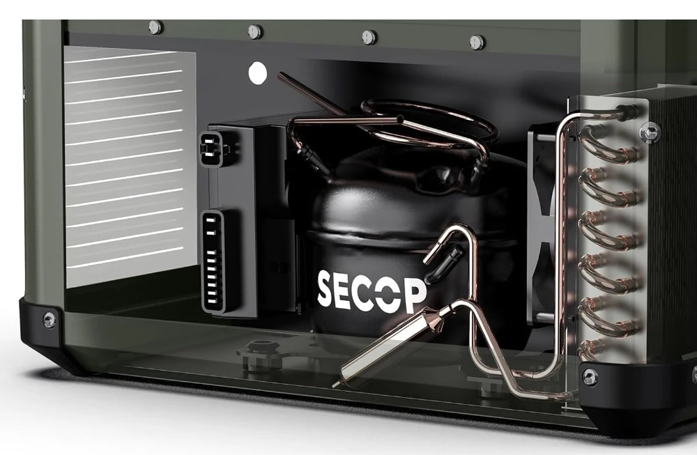 35L 12V Portable Car Refrigerator Freezer with SECOP Compressor AC DC  for Camping Travel Home Outdoor Use