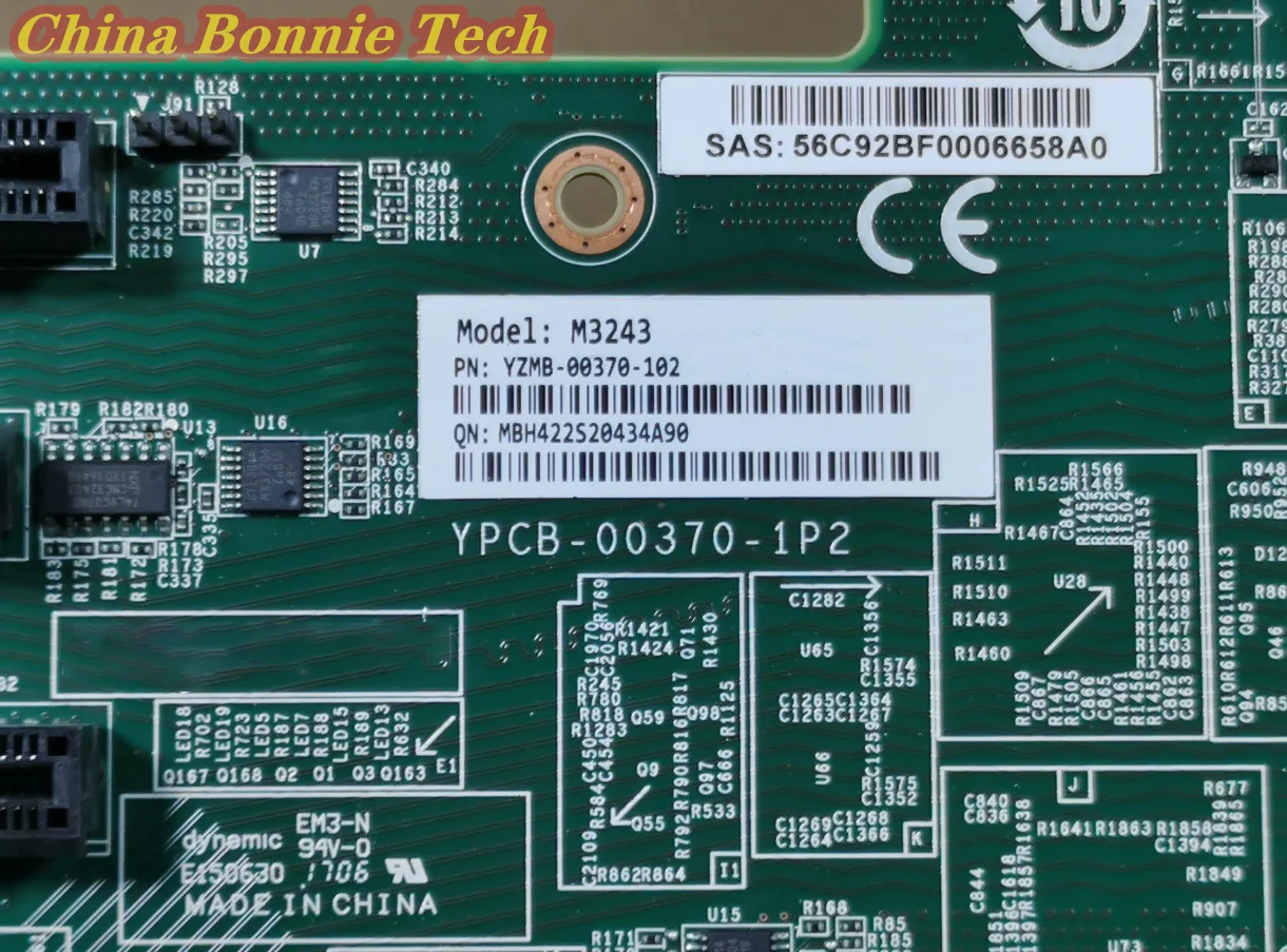 YZMB-00370-102 YPCB-00370-1P2 M3243 pour Inspur 5212 serveur figuré carte mère