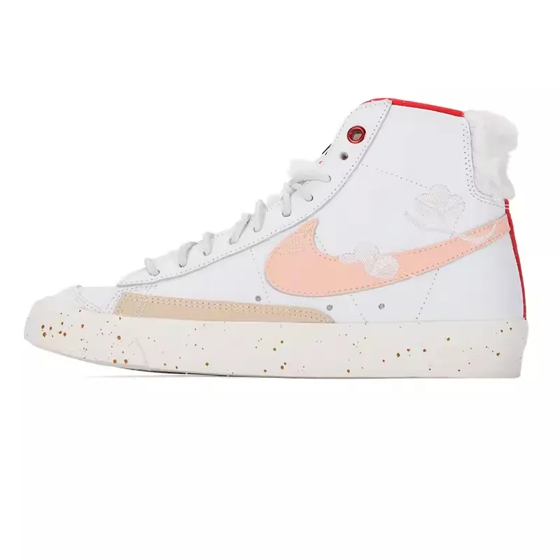 Nike High Top Board Shoes Women's Shoes 2024 New BLAZER MID 77 Trailblazer Lightweight Casual Shoes Classic retro Sneakers