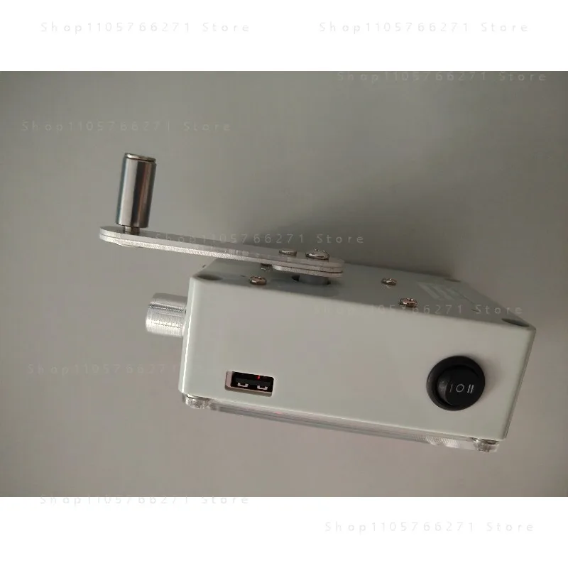 Portable Hand Crank Generator with USB  Emergency Light Power Supply for Outdoor Camping
