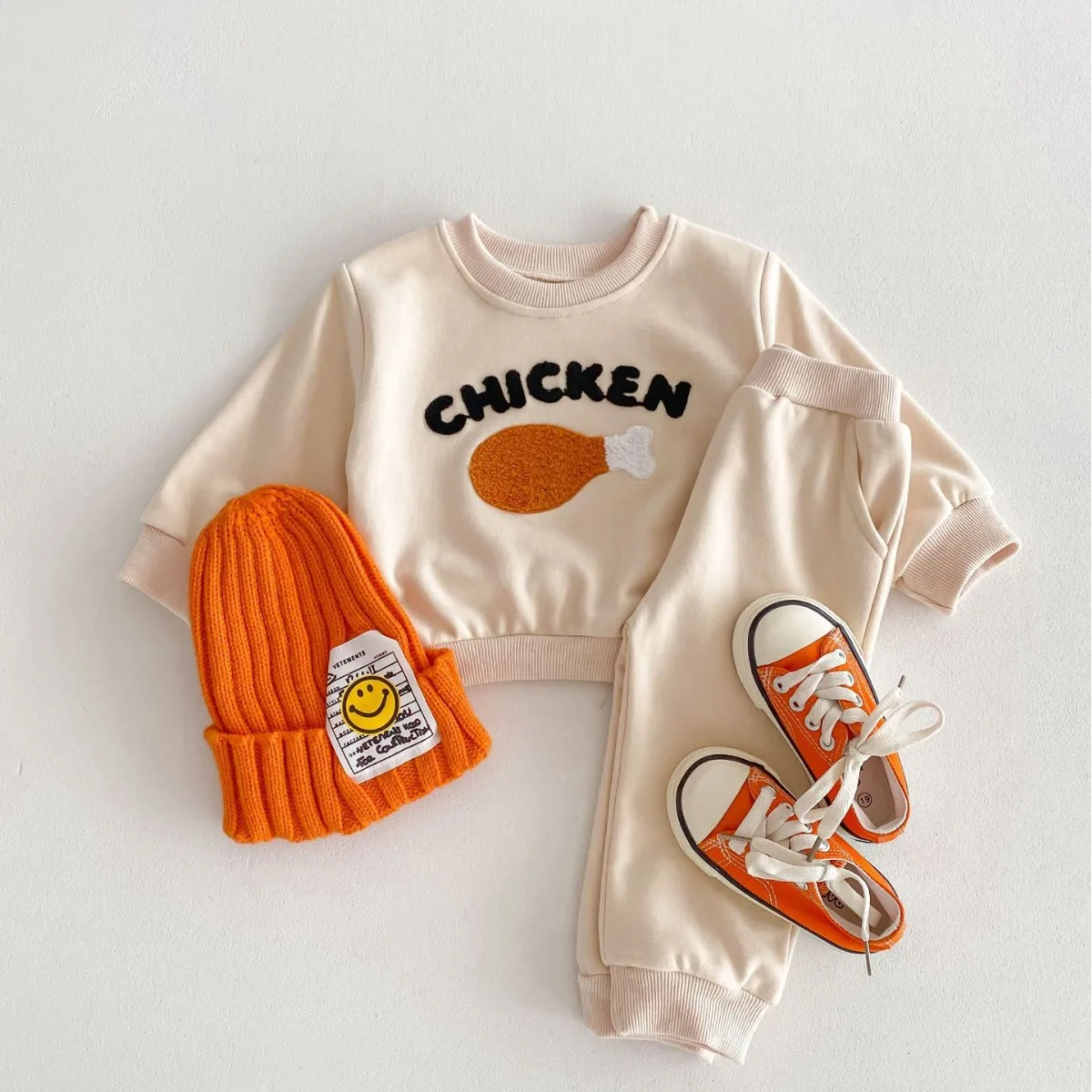 

1-4T Toddler Kid Baby Boy Girl Clothes Set Autumn Infant Sweatshirt Set Long Sleeve Pullover Top Pant Suit Cute Sweet Outfit