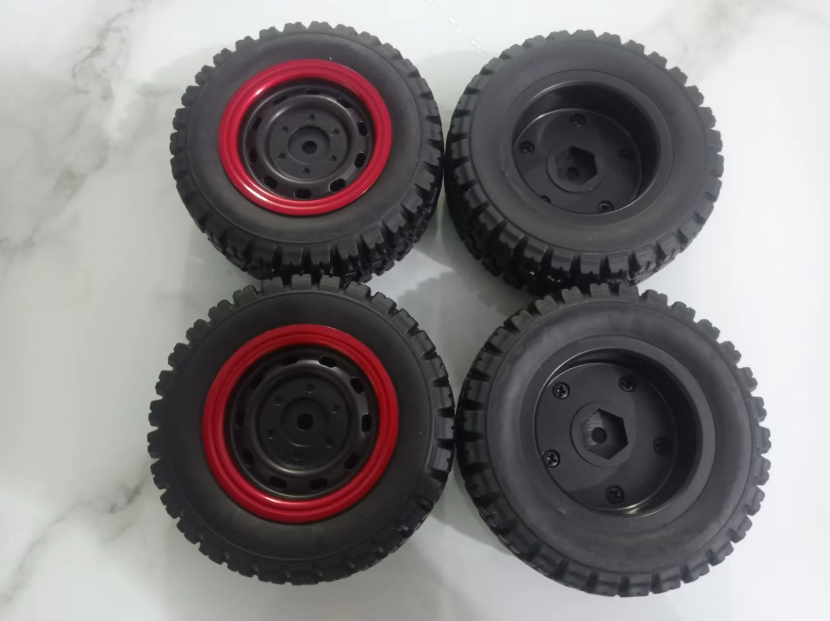 For JJRC C8805 Q130 Q117 Q132 Q141 SCY 16101 MJX 14301 14302 14303 Wltoys 14001 HBX 2105A 16889 1/14 1/16 Car Parts Tire Wheel