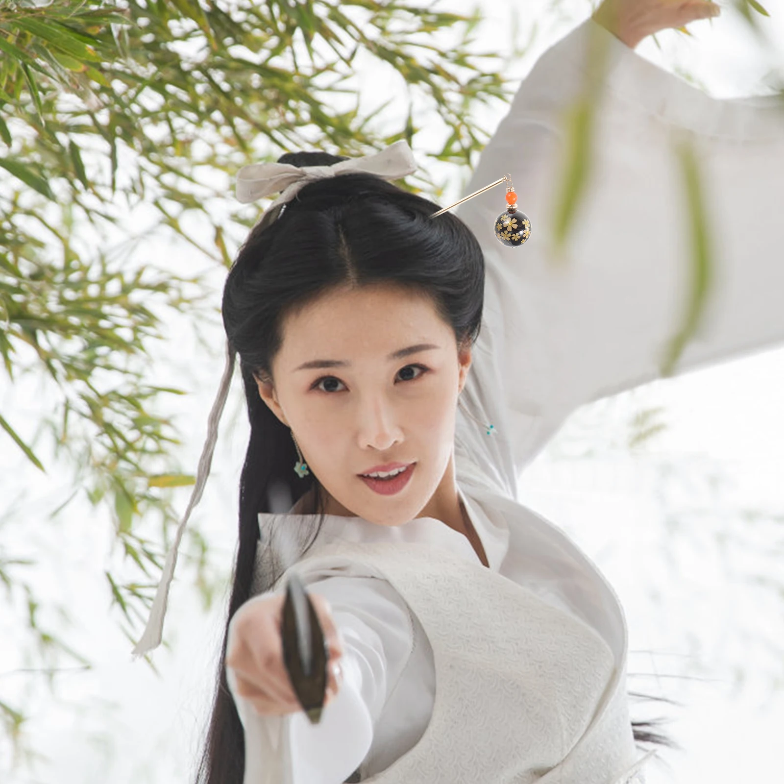 

Vintage Style Chinese Stick Lightweight Hairpin Women Decorative Hair Chopsticks For Bun Styling Hair Accessories For Women
