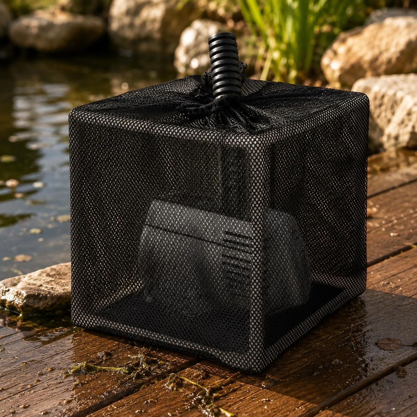 水中ポンプ用メッシュバッグ-水流キューブフィルターバッグ
