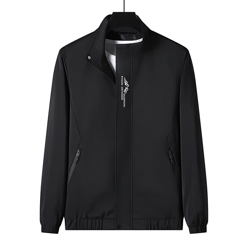 

Весенне-осенняя повседневная однотонная модная тонкая куртка-бомбер для мужчин, новинка, бейсбольные куртки, универсальная повседневная верхняя одежда для мужчин