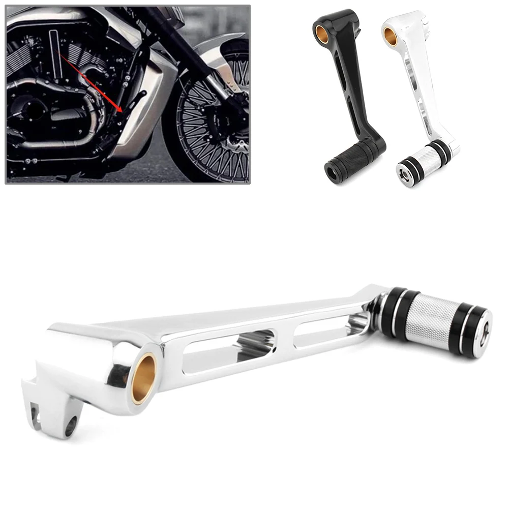 Motorbike Brake Lever Arm Pedals Peg Aluminum Chrome/Black For Harley Davidson Night Rod VRSC V-Rod Muscle 2002-2017
