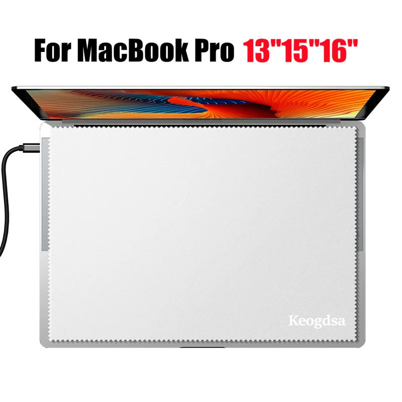 

Для Apple Macbook Pro 13, 15, 16 дюймов, специальное одеяло для клавиатуры, ткань для чистки очков, линз, одежда, экран компьютера, ноутбук, новинка