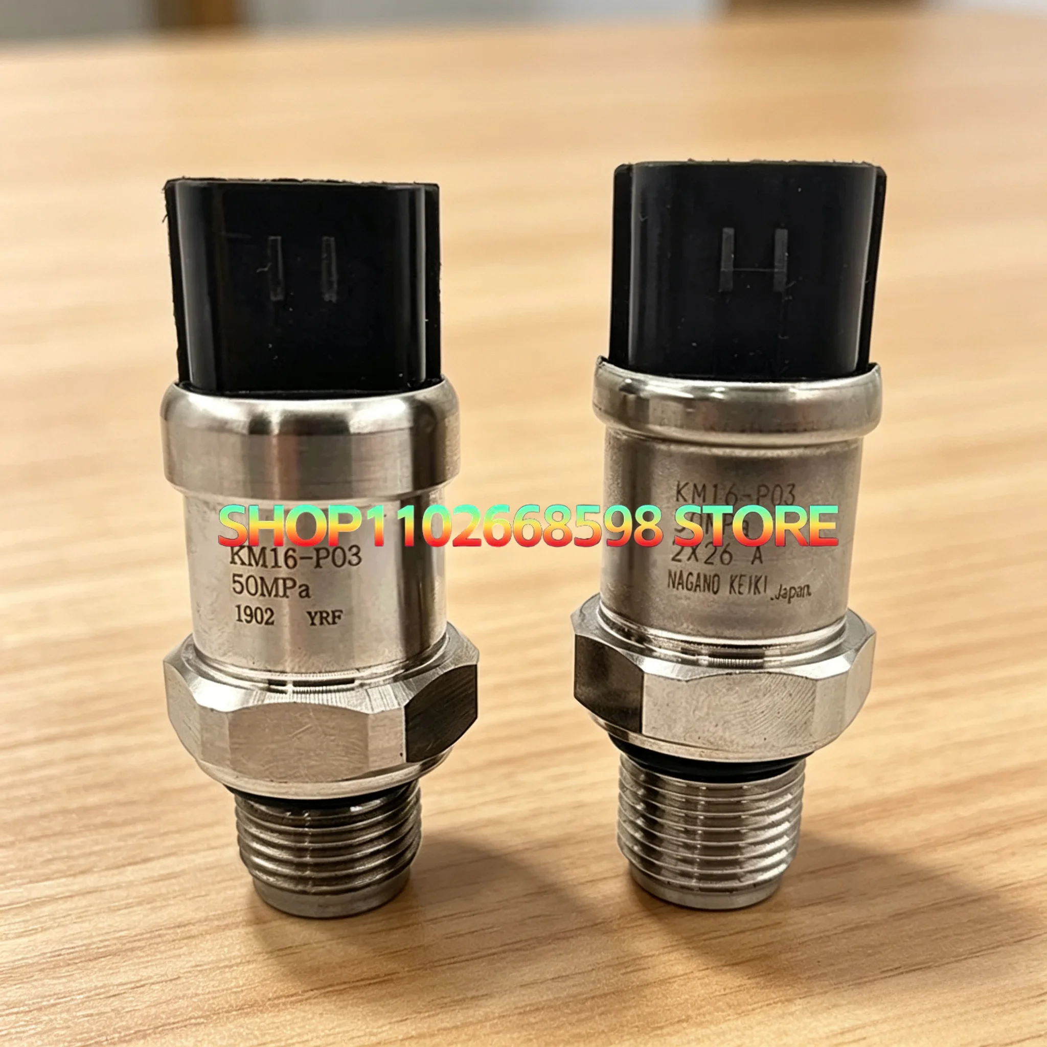 High Pressure Low Pressure Sensor Hydraulic Excavator 200 210 240 350A3 A5  Pump KM15-P02 KM16-P03 Compatible