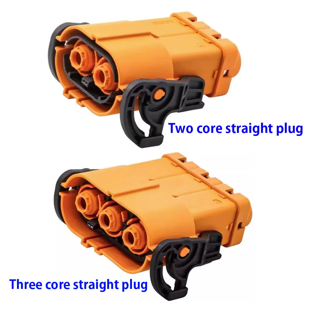 DC 1500V HV Connector 125A 150A 200A High Voltage Connector 2P 3P Straight Bent Plugs Terminal Connector High Power Connector