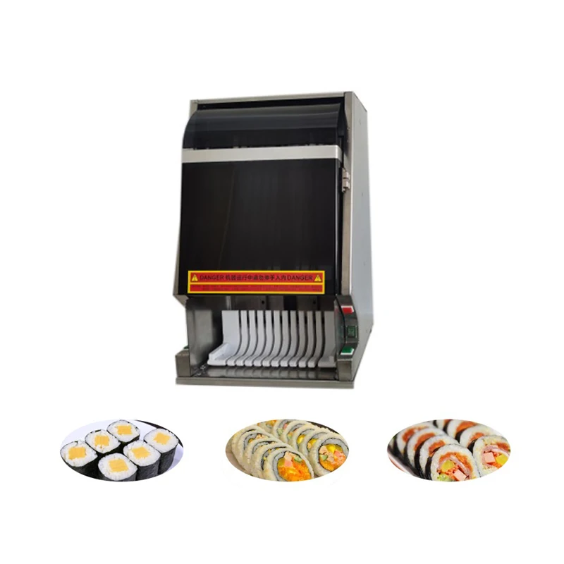 

Commercial Sushi Roll Slicer Cutting Machine Automatic Sushi Nigiri Rice Roll Cutter Sushi Roll Maker