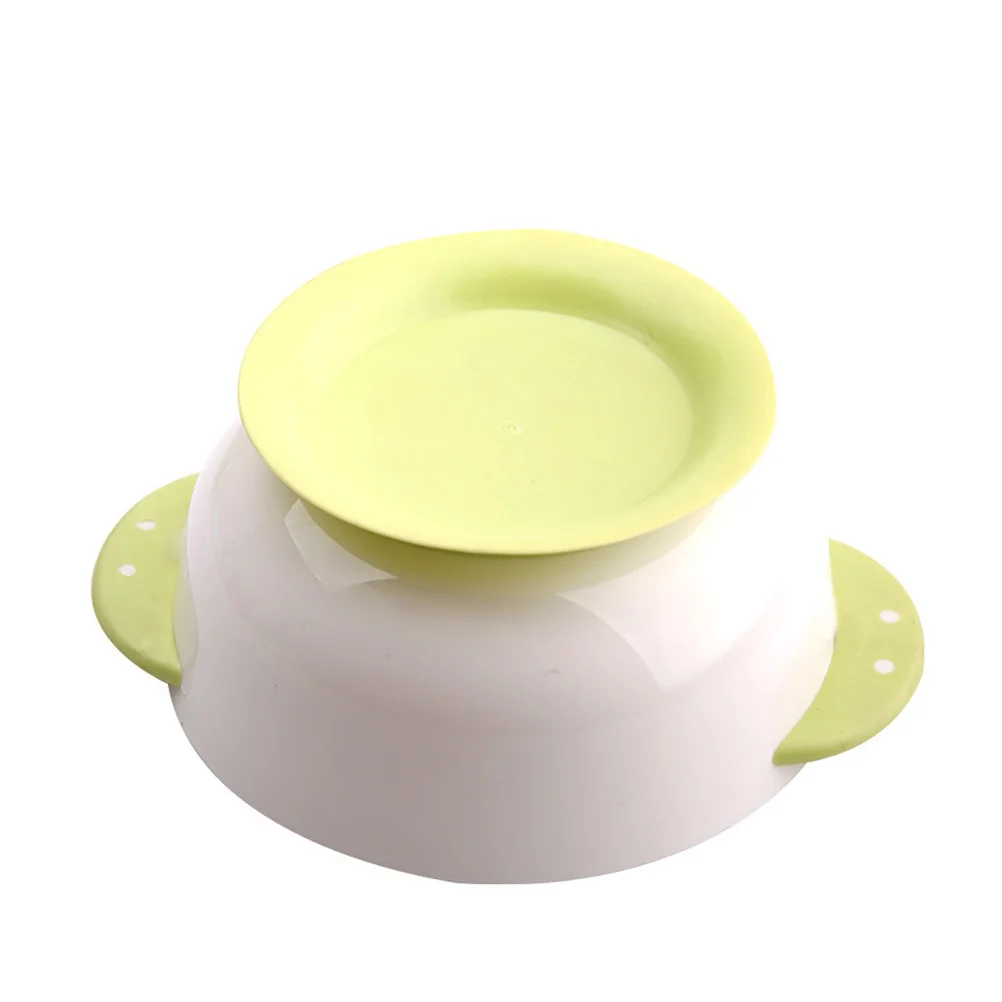 Baby Suction Bowl Fork Spoon Lid Non-Break Defence Suction Cup Stable Tableware for Toddler Feeding Baby Bowl Set