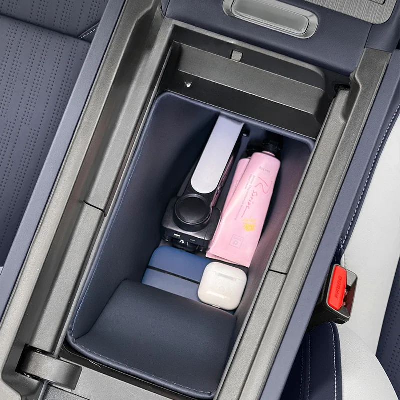 For Geely Boyue L Atlas FX11 Starray 2024 Car Armrest Box Storage Box Leather Pad  Interior Storage Bag Decorative Accessories