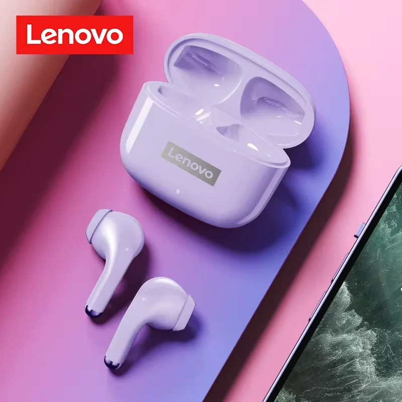 Neue Lenovo LP40 Pro TWS Bluetooth V5.3 Kopfhörer Smart Touch Control mit Freisprechanruf-Headset, geräuschisolierende Kopfhörer 5