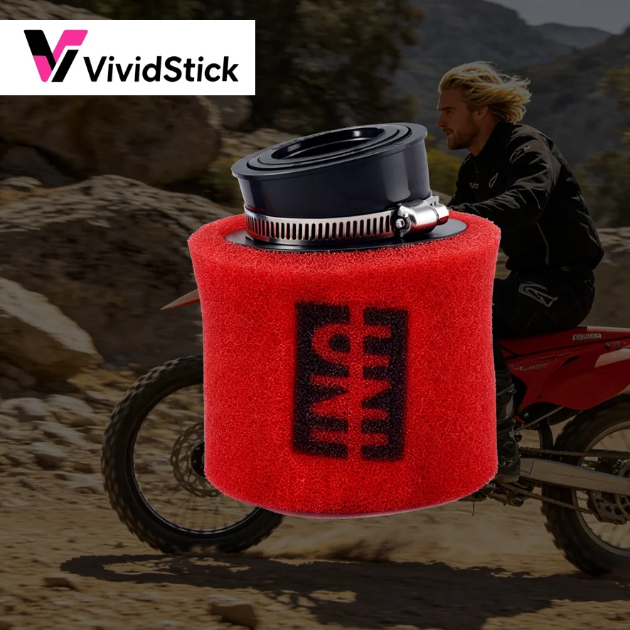 1pc High-quality universal filter cartridge 35mm 42mm 48mm Motorcycle Foam Air Filter For GY6 50 110 150 200cc Sponge Cleaner Sc