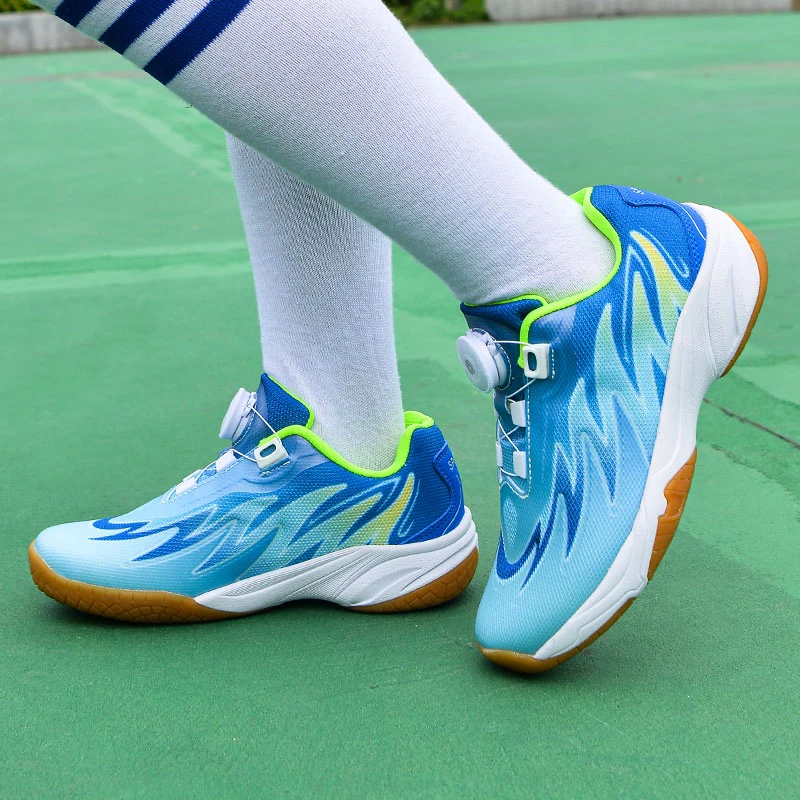 Men Table Tennis Shoes Anti Slip Tennis Footwears Lightweight Badminton Exercise Shoes