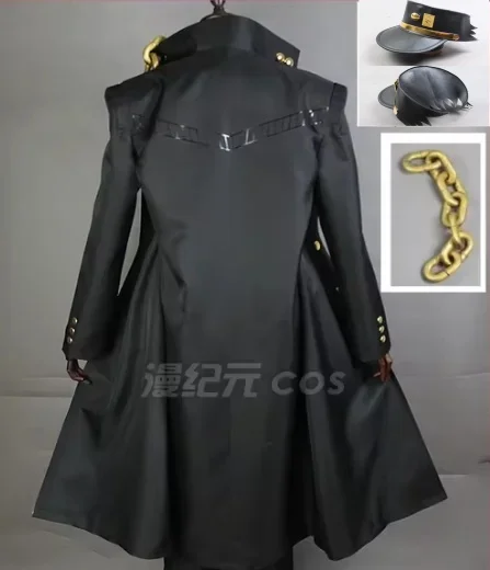 Animatie Kujo Jotaro Cosplay Kostuum Halloween Outfits Dames Heren Kleding Hoed