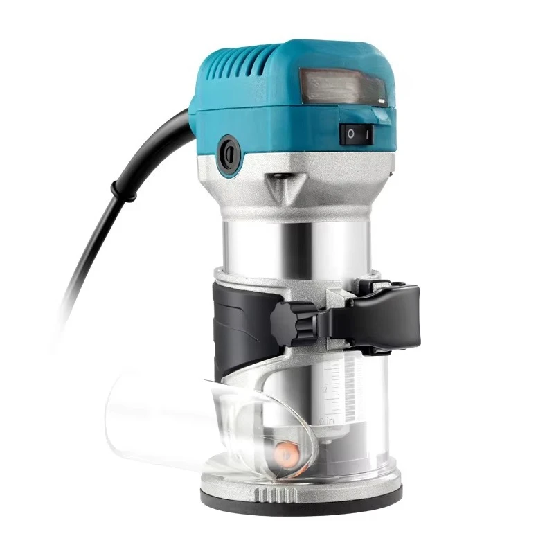 

Adjustable speed trimmer electric router tool 220V electric slotting machine woodworking tool cutting