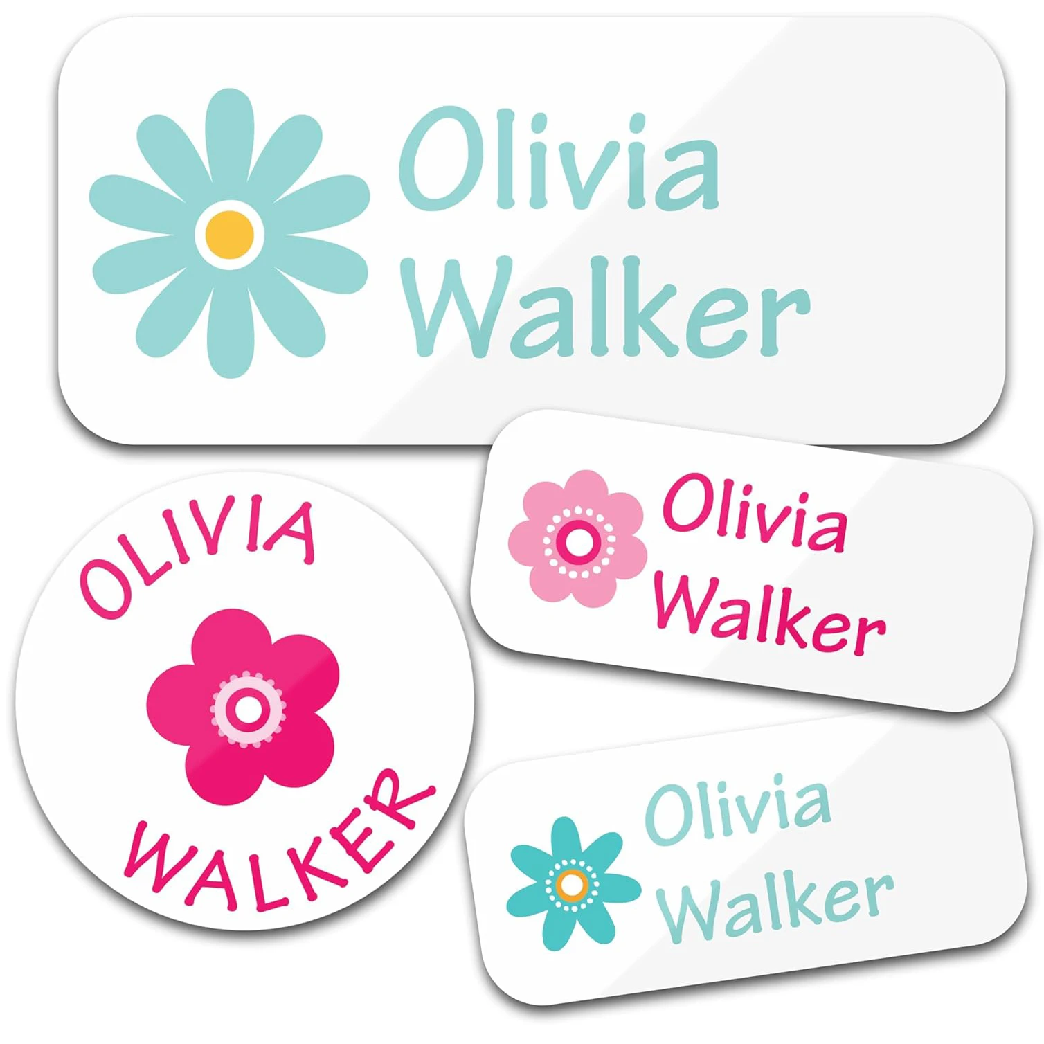 

140PCS 2 Sheets Custom Waterproof Name Labels Stickers for Clothing, Kids School Supplies, Bottles, Lunch Boxes, Baby Daycare