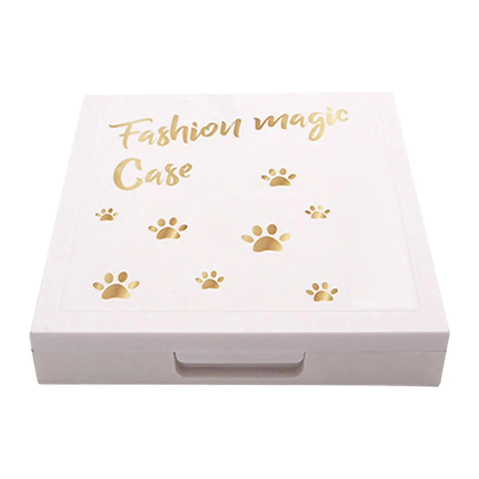 Empty Eyeshadow Palette Makeup Storage Box with Mirror for Lipstick